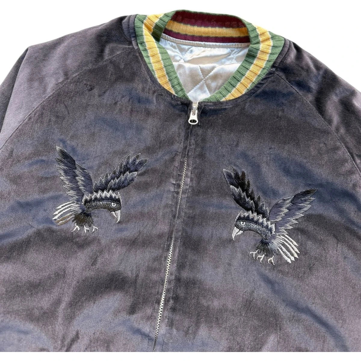 Kapital Velvet Souvenir Jacket (Crow and Skull)