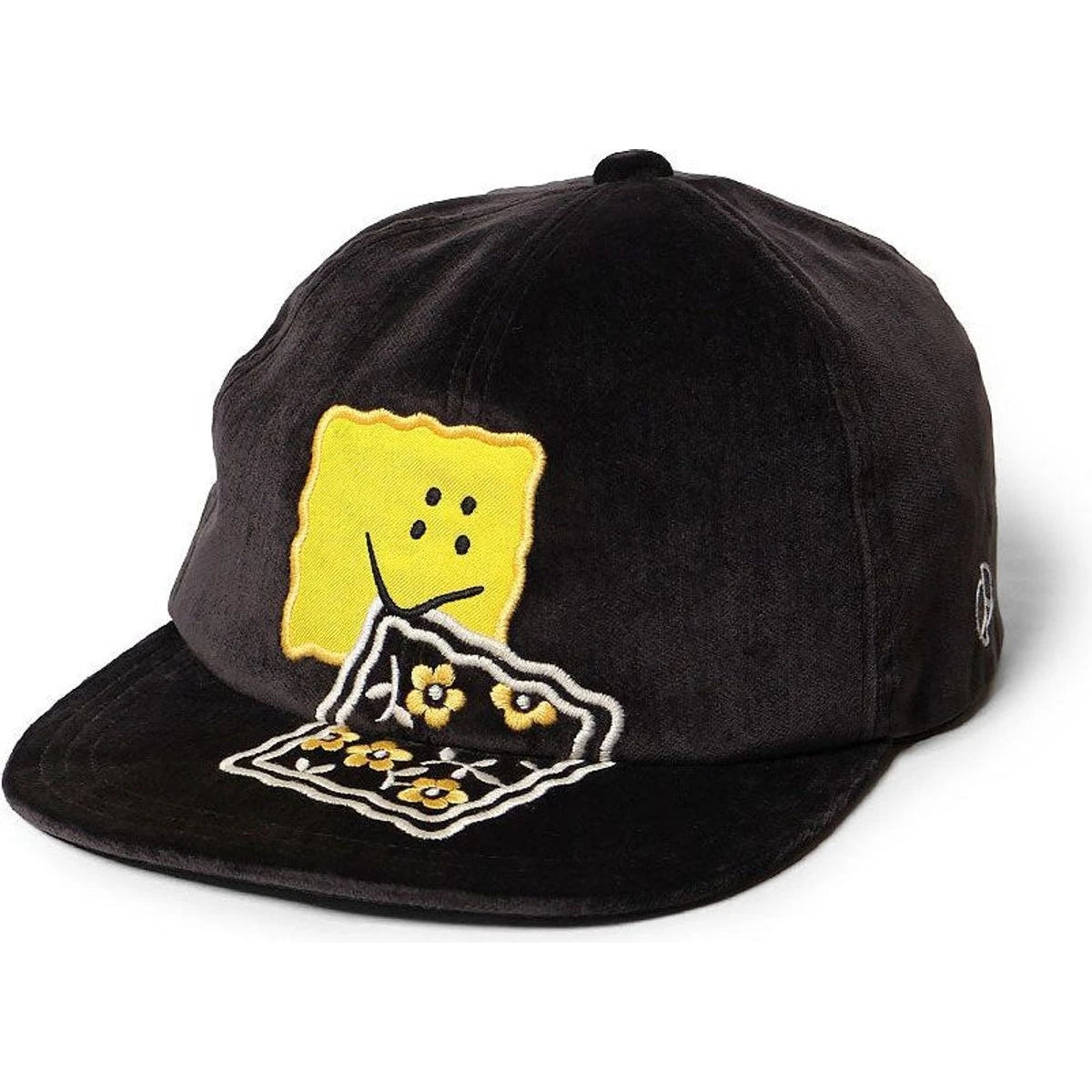 Kapital Velveteen Baseball Cap (Peckish Rainbowy Embroidery)