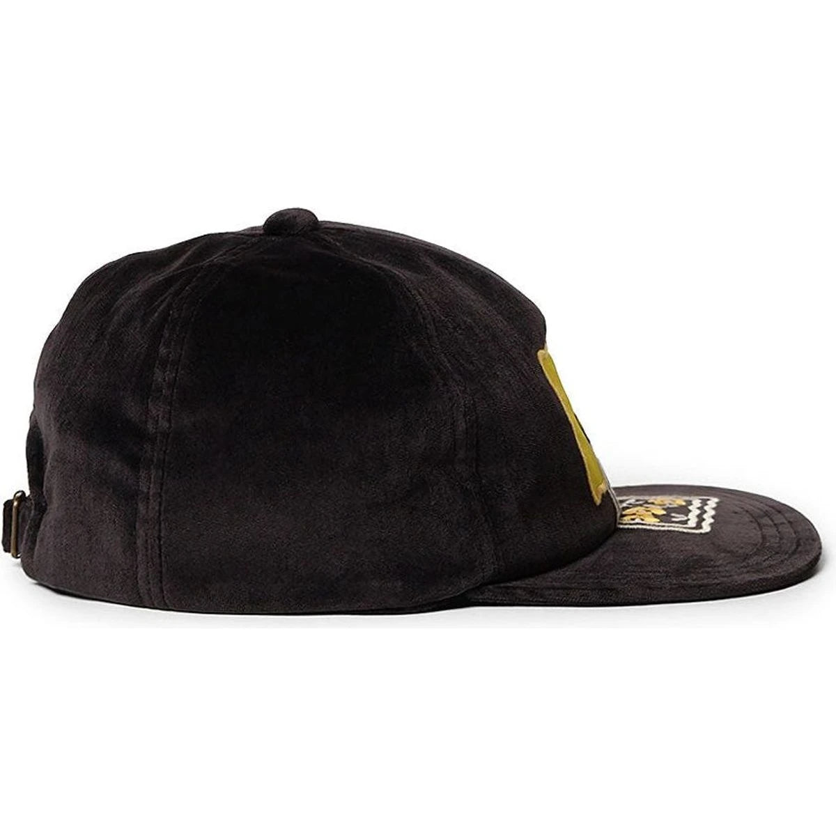 Kapital Velveteen Baseball Cap (Peckish Rainbowy Embroidery)