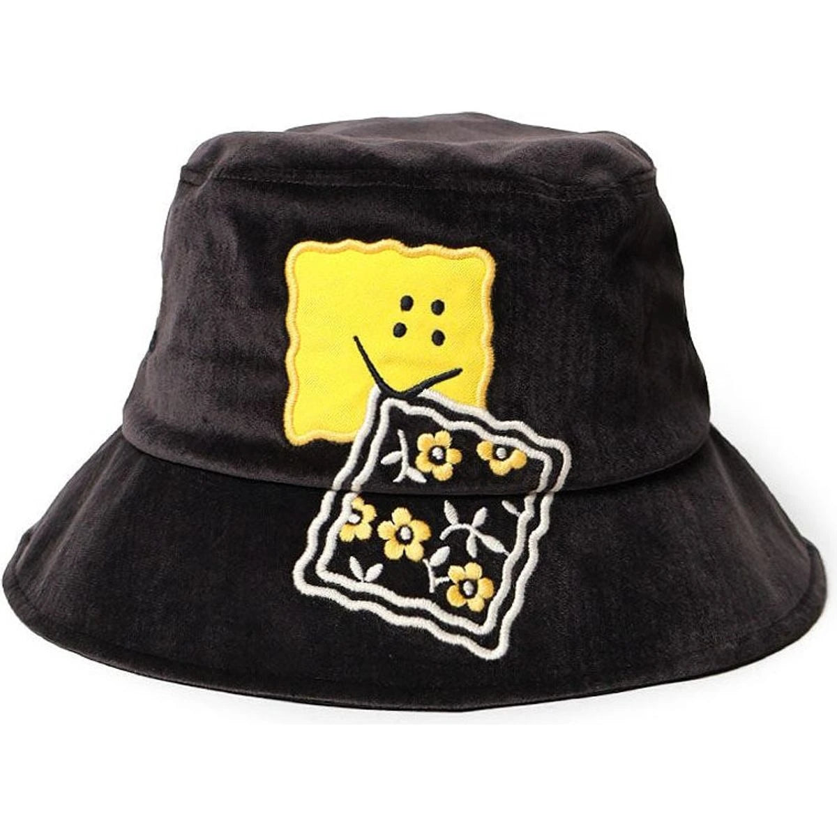 Kapital Velveteen Bucket Hat With Short Brim (Peckish Rainbowy)