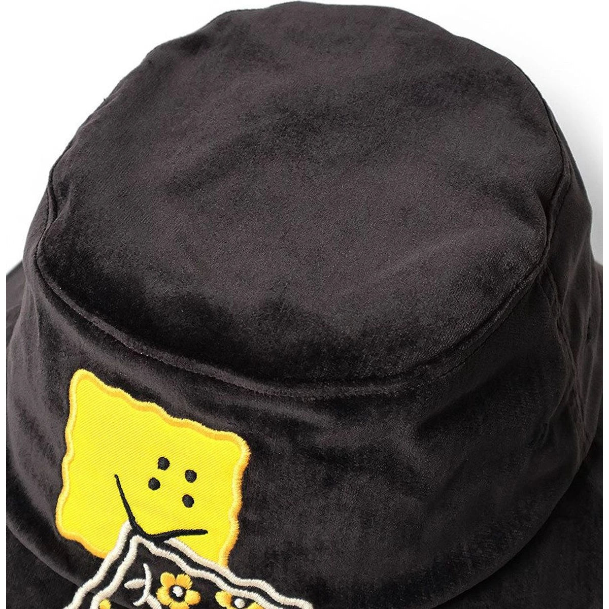 Kapital Velveteen Bucket Hat With Short Brim (Peckish Rainbowy)