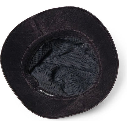 Kapital Velveteen Bucket Hat With Short Brim (Peckish Rainbowy)