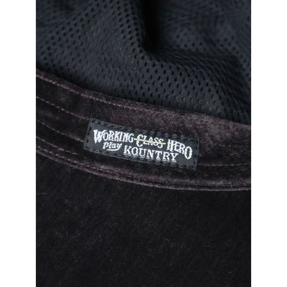 Kapital Velveteen Bucket Hat With Short Brim (Peckish Rainbowy)