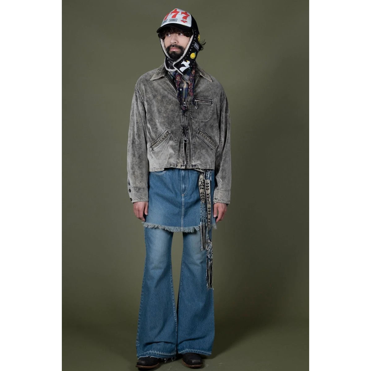 Kapital Velveteen Hunter Drizzler Jacket (Dirty Dyed) | COJP Gallery