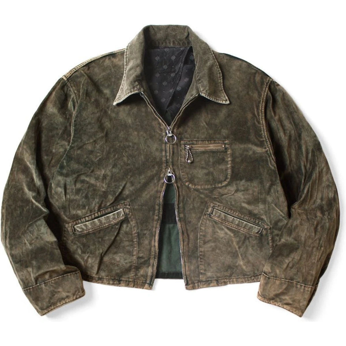 Kapital Velveteen Hunter Drizzler Jacket (Dirty Dyed) | COJP Gallery