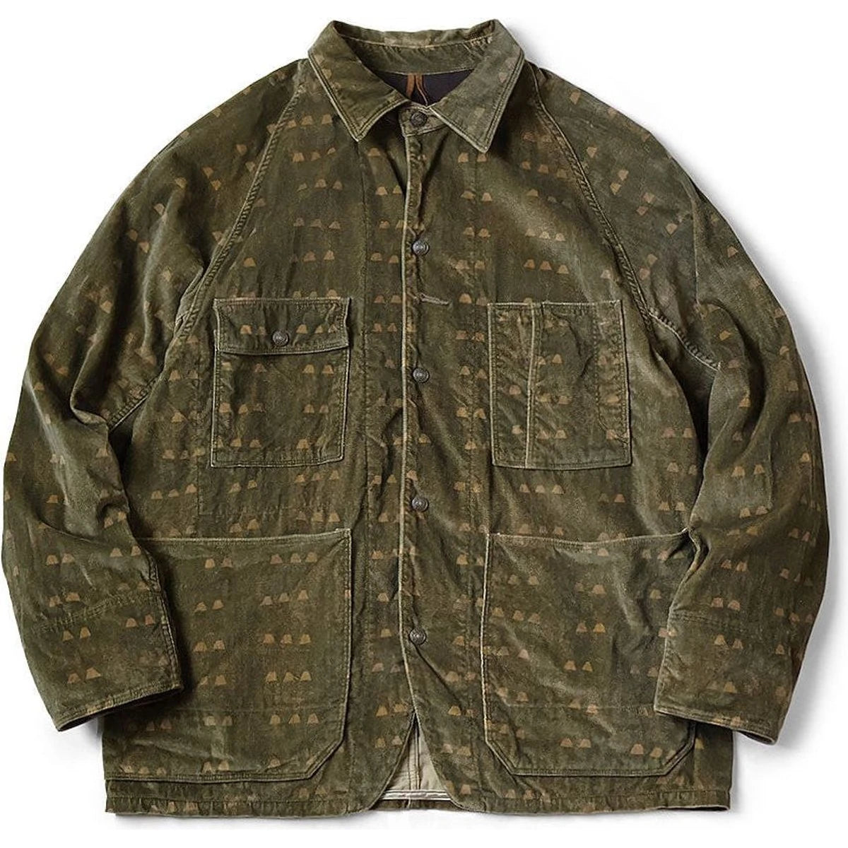 Kapital Velveteen Iris Tsume-Shobu Cactus Coverall
