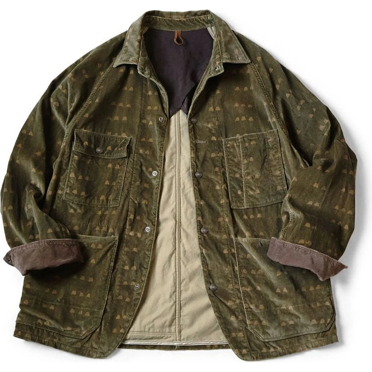 Kapital Velveteen Iris Tsume-Shobu Cactus Coverall