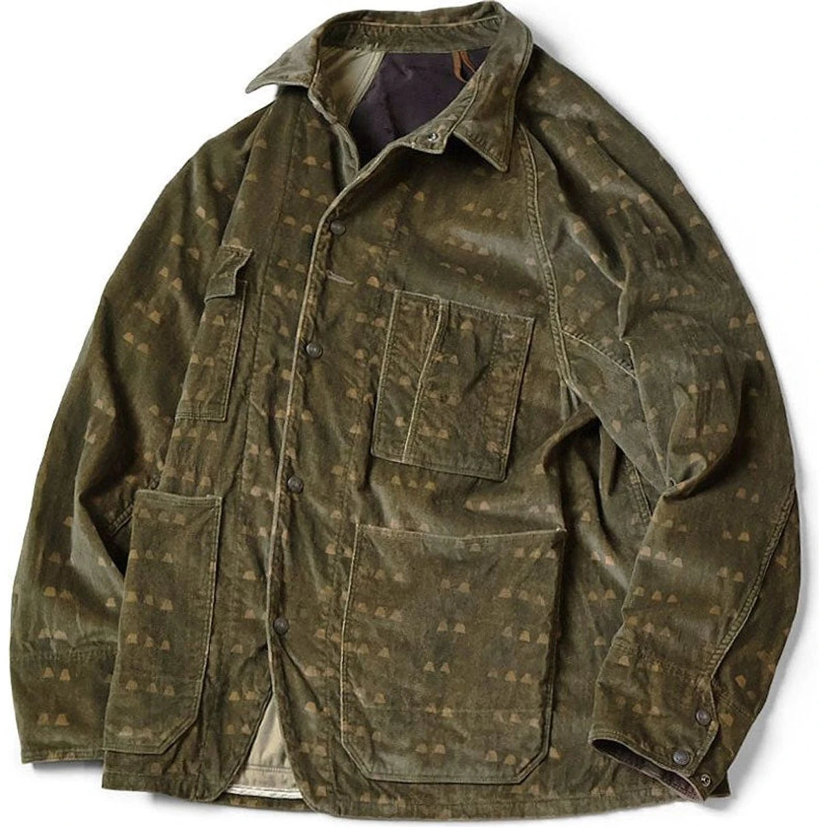 Kapital Velveteen Iris Tsume-Shobu Cactus Coverall