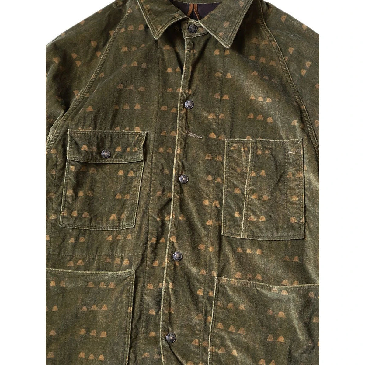 Kapital Velveteen Iris Tsume-Shobu Cactus Coverall