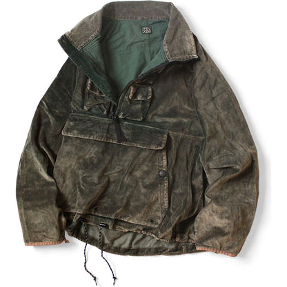 Kapital Velveteen Nickel Anorak (Dirty Dyed)