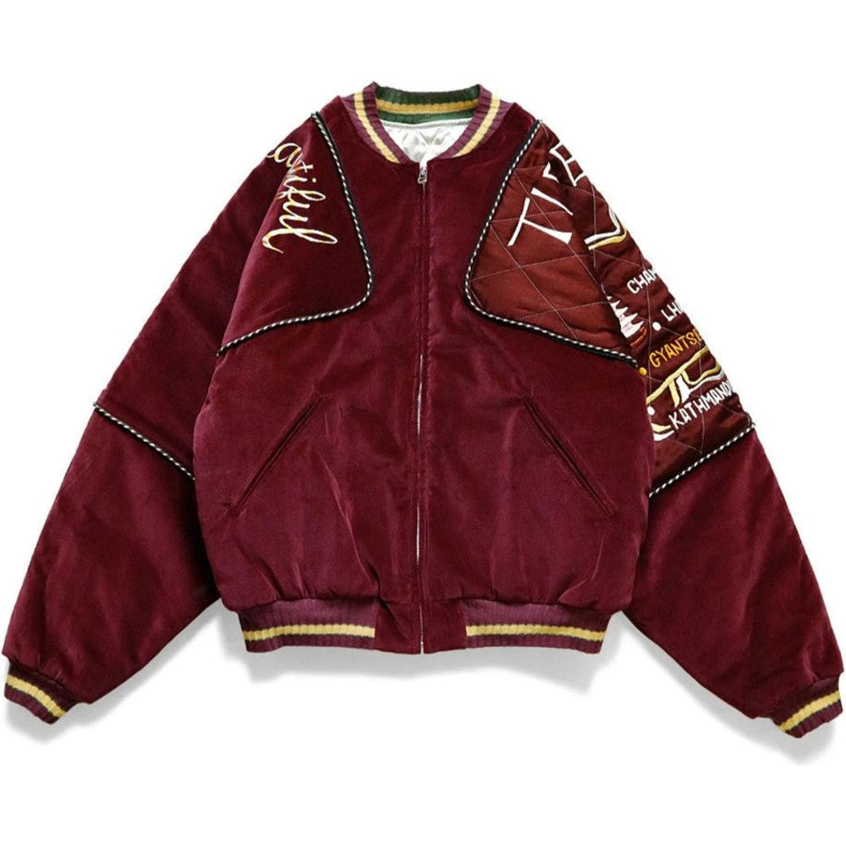 Kapital Velveteen Sham Bomber Jacket (Beautiful TIBET)