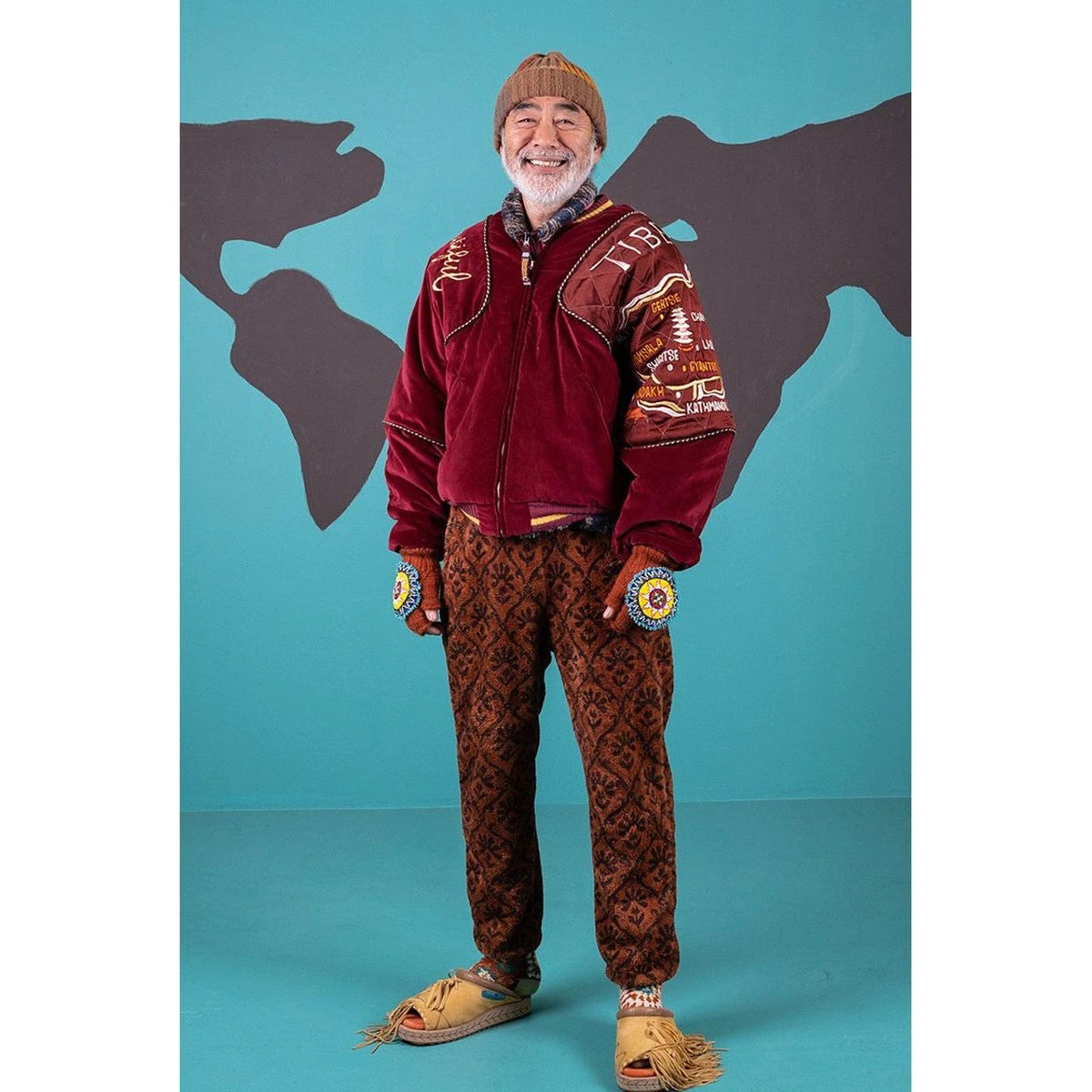 Kapital Velveteen Siamese Bomber Jacket (Beautiful TIBET) | CO JP