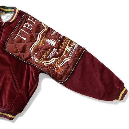 Kapital Velveteen Sham Bomber Jacket (Beautiful TIBET)
