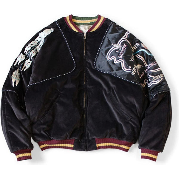 Kapital Velveteen Sham Siamese Bomber Jacket (Yukon) | COJP Gallery