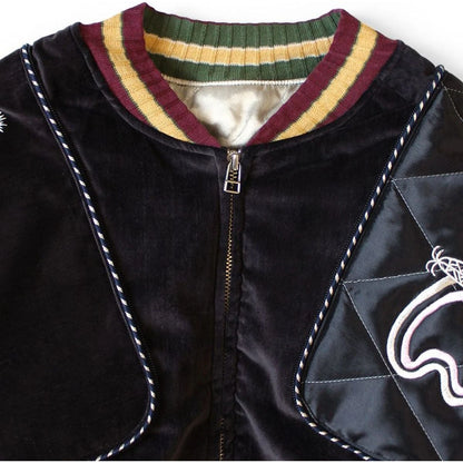 Kapital Velveteen Sham Siamese Bomber Jacket (Yukon)