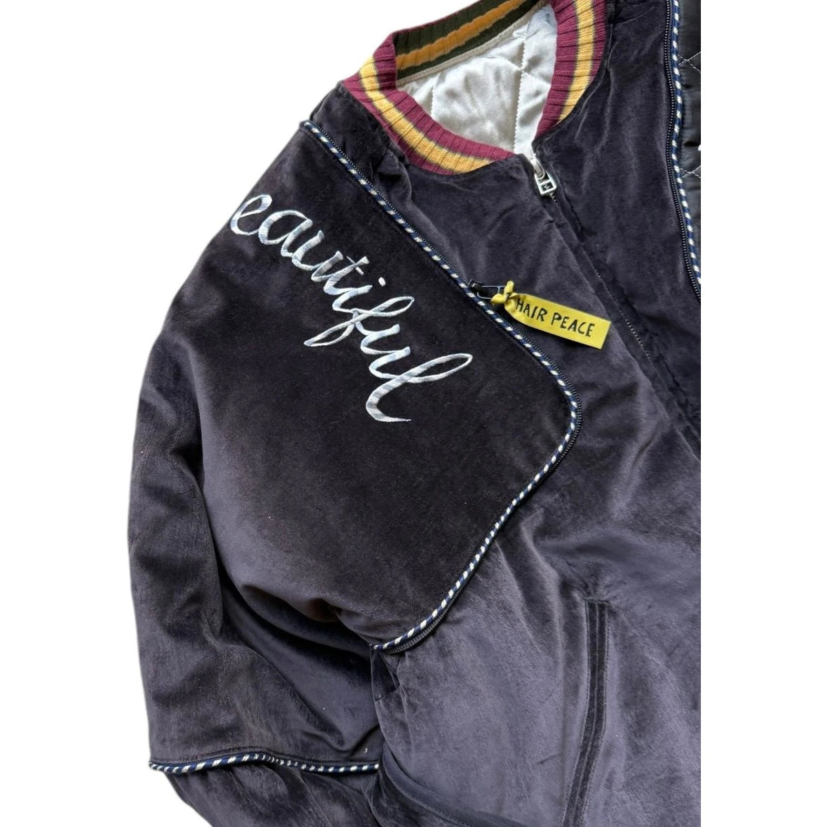 Kapital Velveteen Siamese Bomber Jacket (Beautiful Texas)