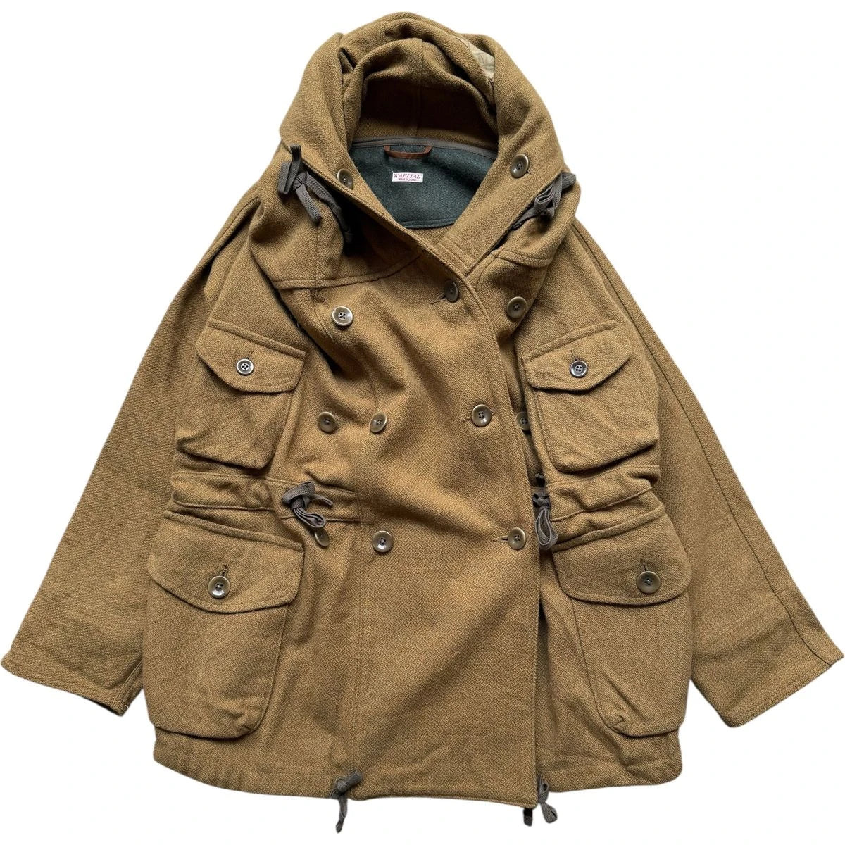 Kapital Vintage Melton Wool Ring Coat
