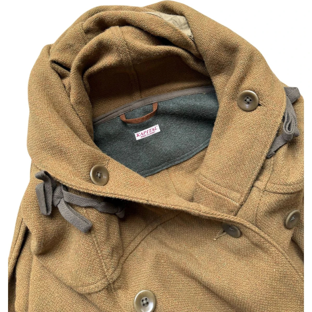 Kapital Vintage Melton Wool Ring Coat