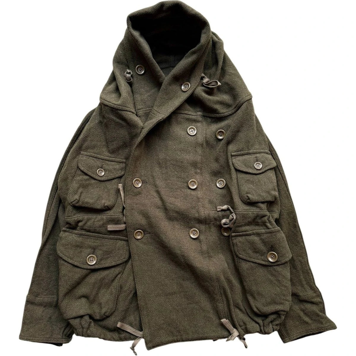 Kapital Vintage Melton Wool Ring Coat