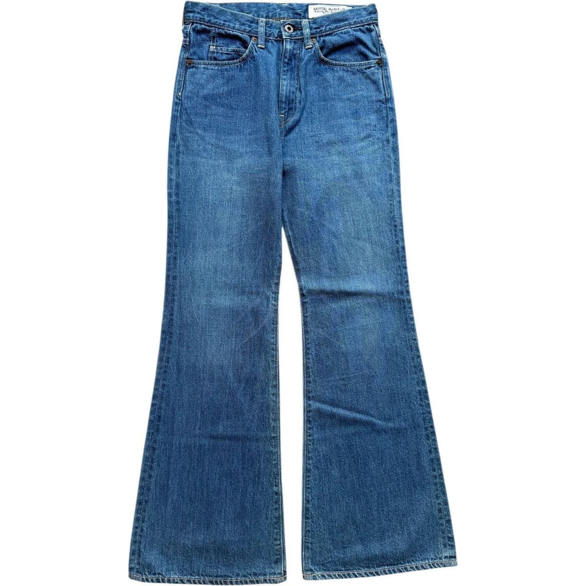 Kapital Vintage Washed Denim Flare Pants (Archive)