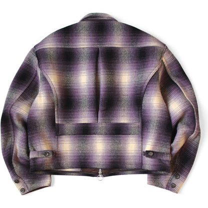 Kapital Vintage Wool Shadow Check Hunting Drizzler Jacket