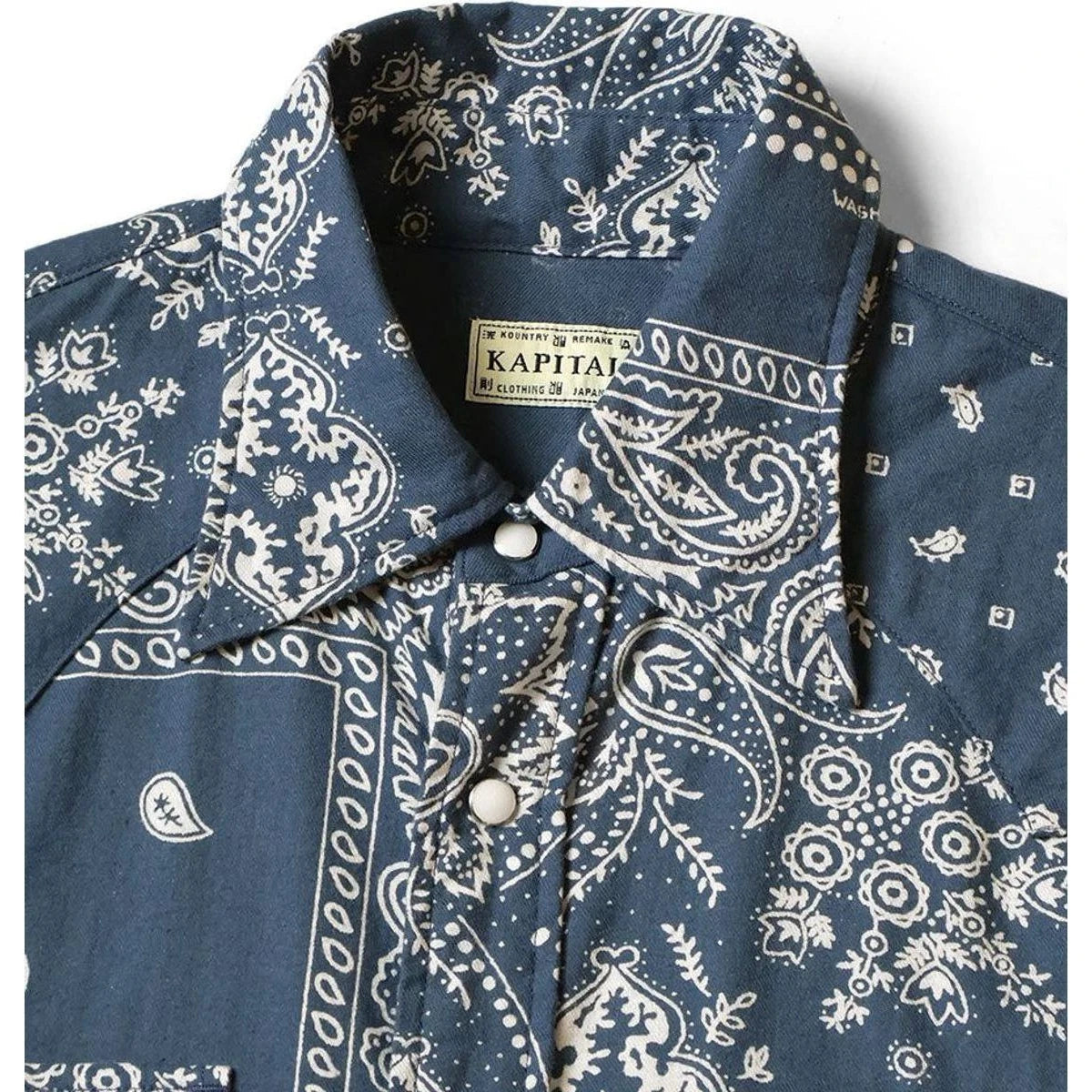 Kapital Viyella Bandana Print Husky Western Shirt