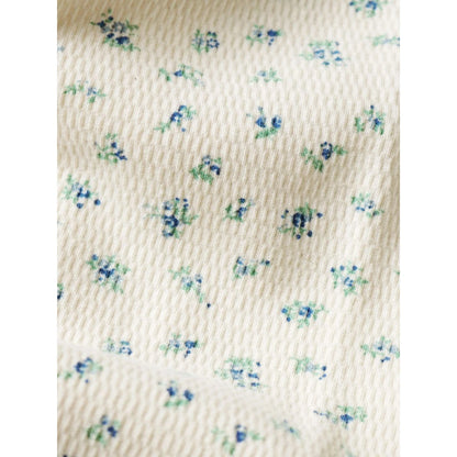 Kapital Waffle Jersey Small Flowers Pt 2TONE Long T (Kapital Embroidery)