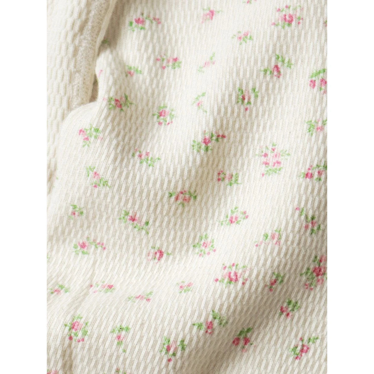 Kapital Waffle Jersey Small Flowers Pt 2TONE Long T (Kapital Embroidery)