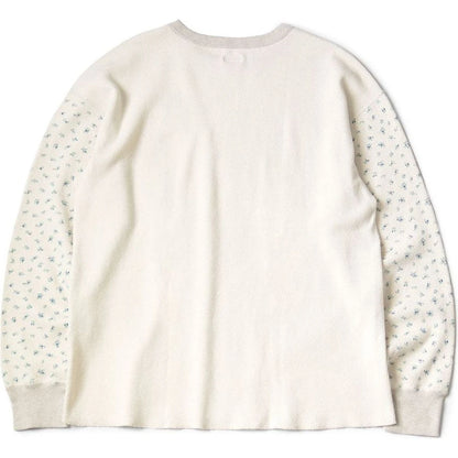 Kapital Waffle Jersey Small Flowers Pt 2TONE Long T (Kapital Embroidery)