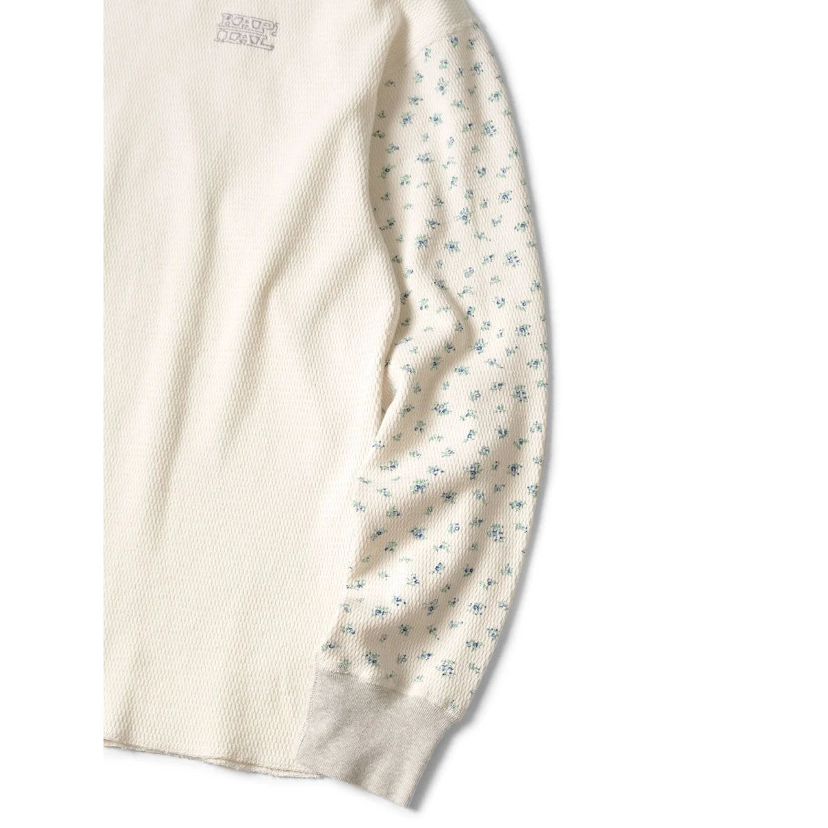 Kapital Waffle Jersey Small Flowers Pt 2TONE Long T (Kapital Embroidery)