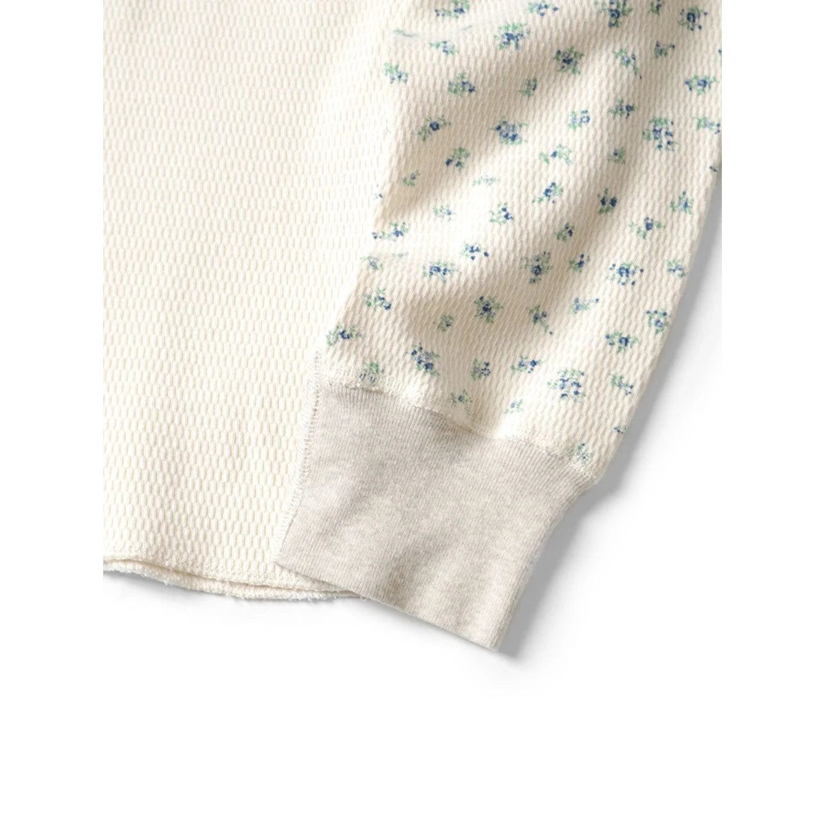 Kapital Waffle Jersey Small Flowers Pt 2TONE Long T (Kapital Embroidery)