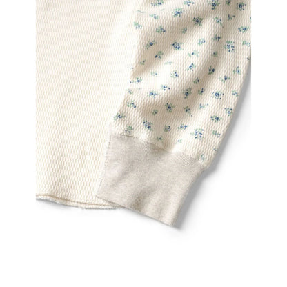Kapital Waffle Jersey Small Flowers Pt 2TONE Long T (Kapital Embroidery)
