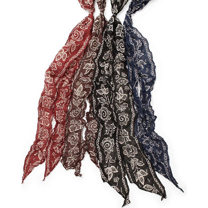 Kapital Washed Silk Moga Scarf (Escargot Flower)