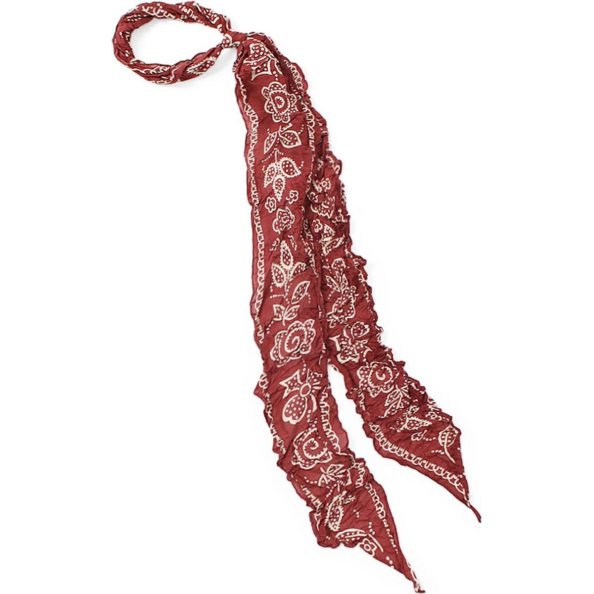 Kapital Washed Silk Moga Scarf (Escargot Flower)
