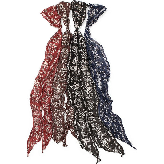 Kapital Washed Silk Moga Scarf (Escargot Flower)