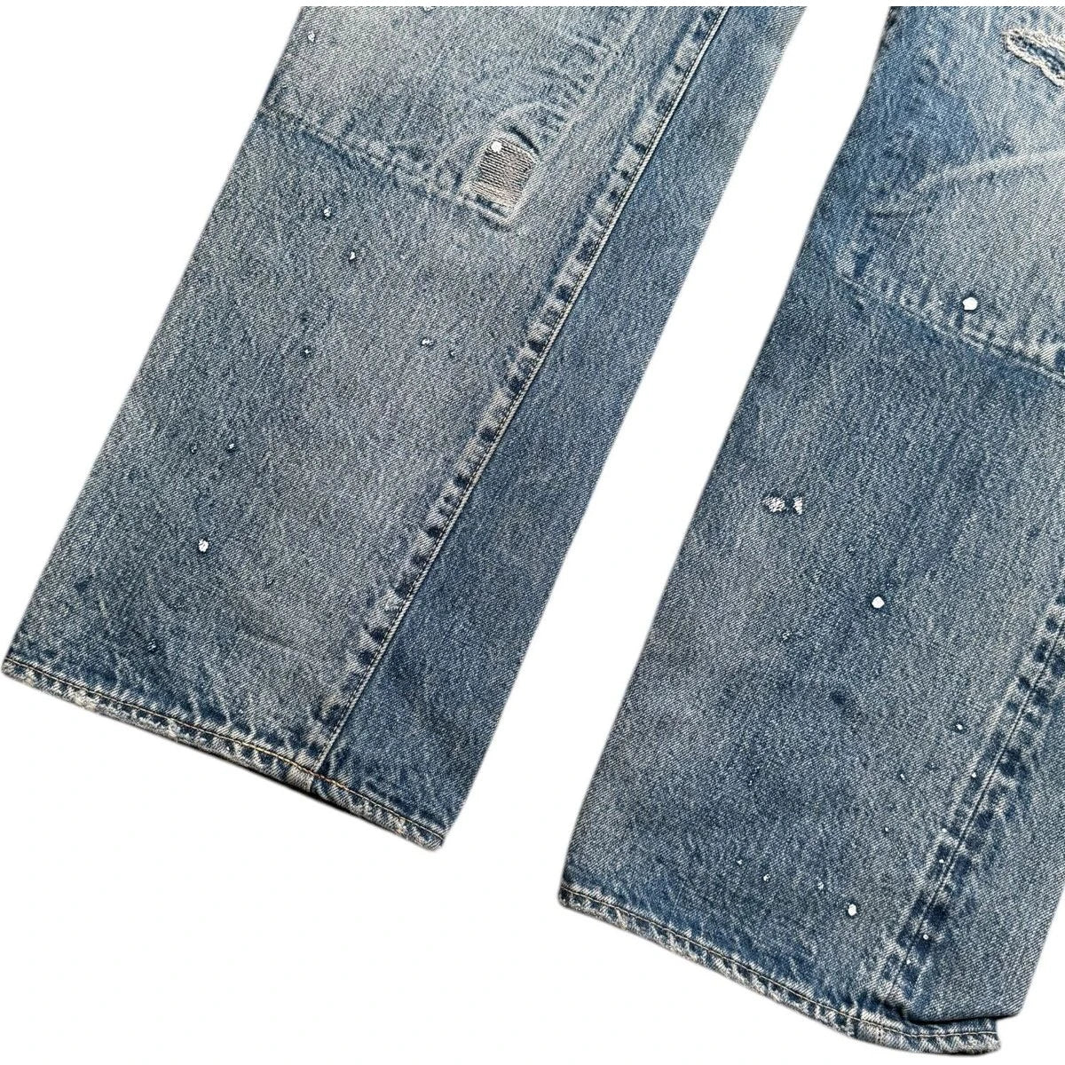Kapital Washed IDG Super Distressed Selvedge Denim (Reconstructed)