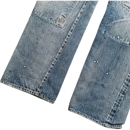 Kapital Washed IDG Super Distressed Selvedge Denim (Reconstructed)