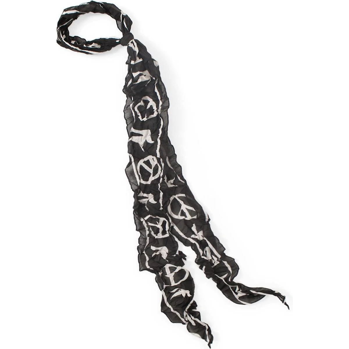 Kapital Washed Silk Moga Scarf (Live Peace)
