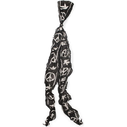 Kapital Washed Silk Moga Scarf (Live Peace)