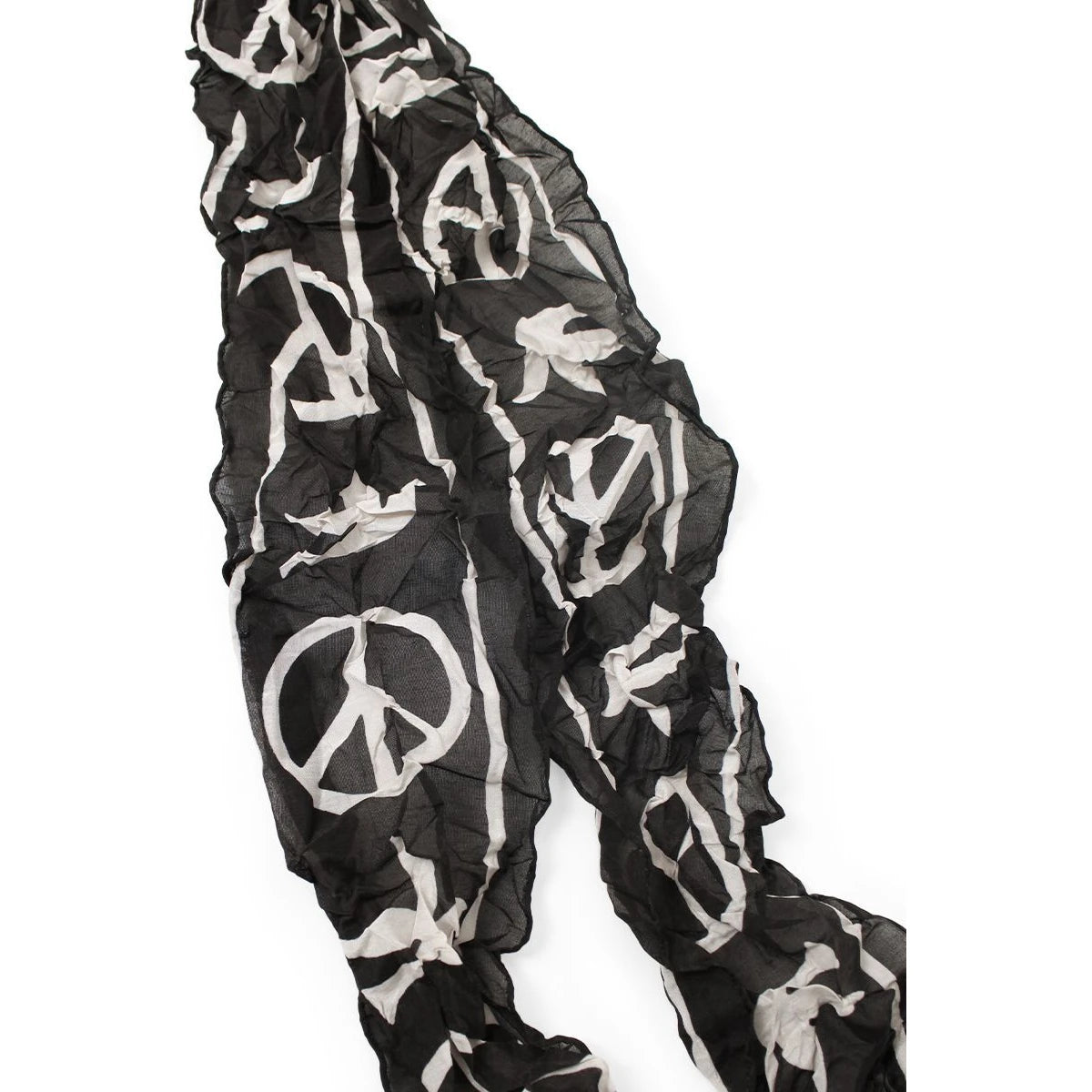 Kapital Washed Silk Moga Scarf (Live Peace)