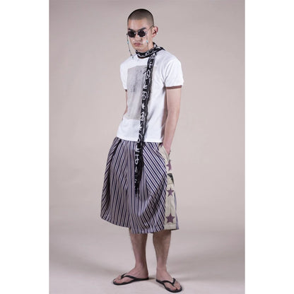 Kapital Washed Silk Moga Scarf (Live Peace)