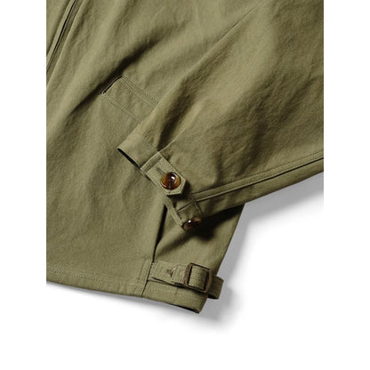 Kapital Water-Repellent Light Canvas Zip Up Kayak Paw-Paw Blouson