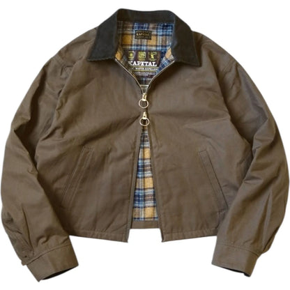 Kapital Weather Cotton Oil Coating Drizzler Jacket