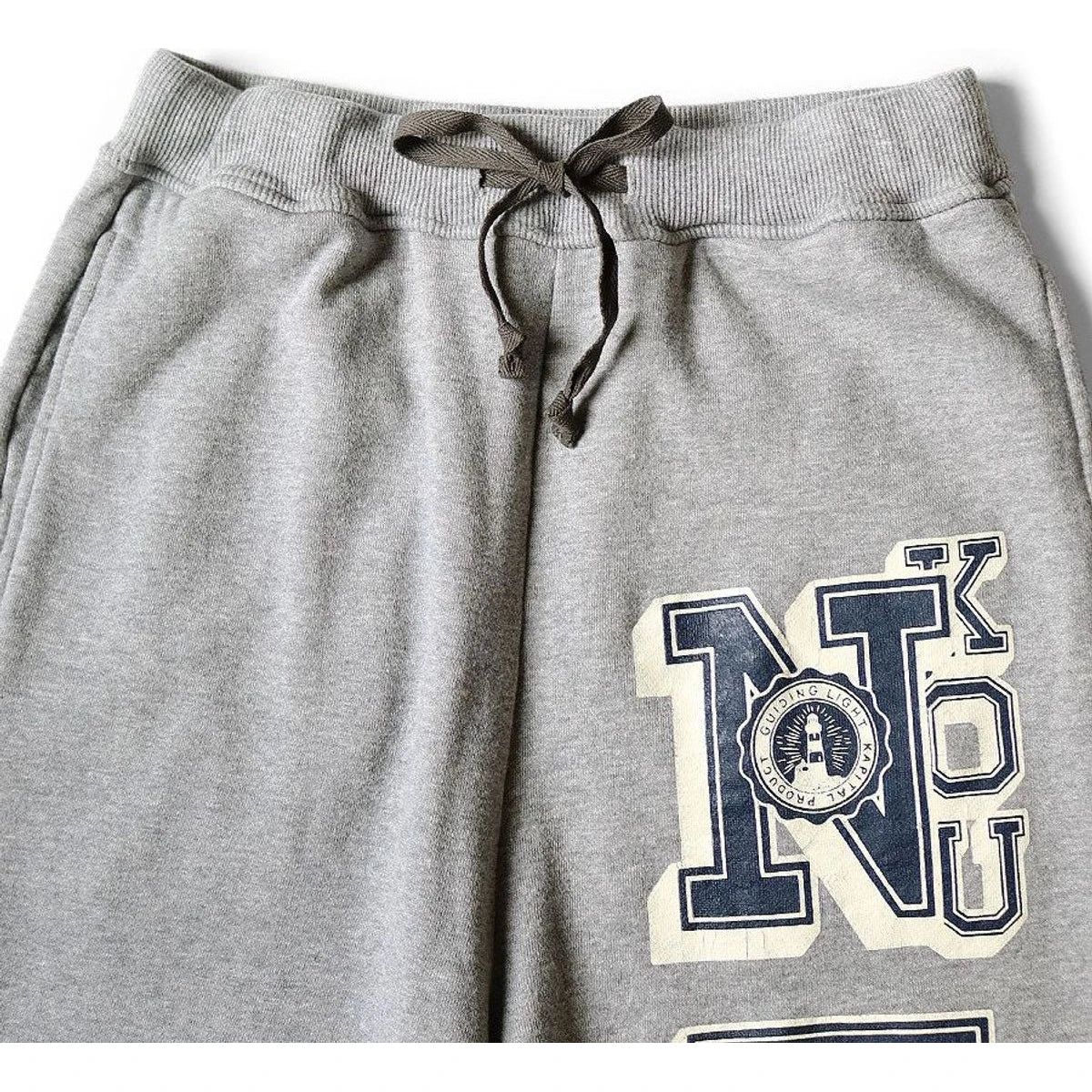 Kapital Wide Leg Fleece Sweatpants (N.TRY Print)