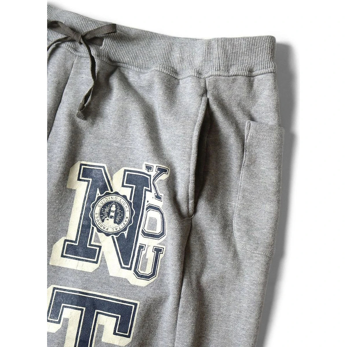 Kapital Wide Leg Fleece Sweatpants (N.TRY Print)