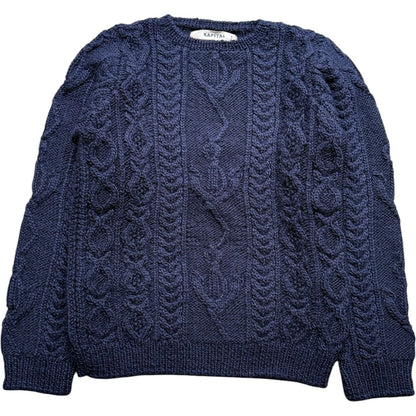 Kapital Wool Cable Knit Sweatshirt