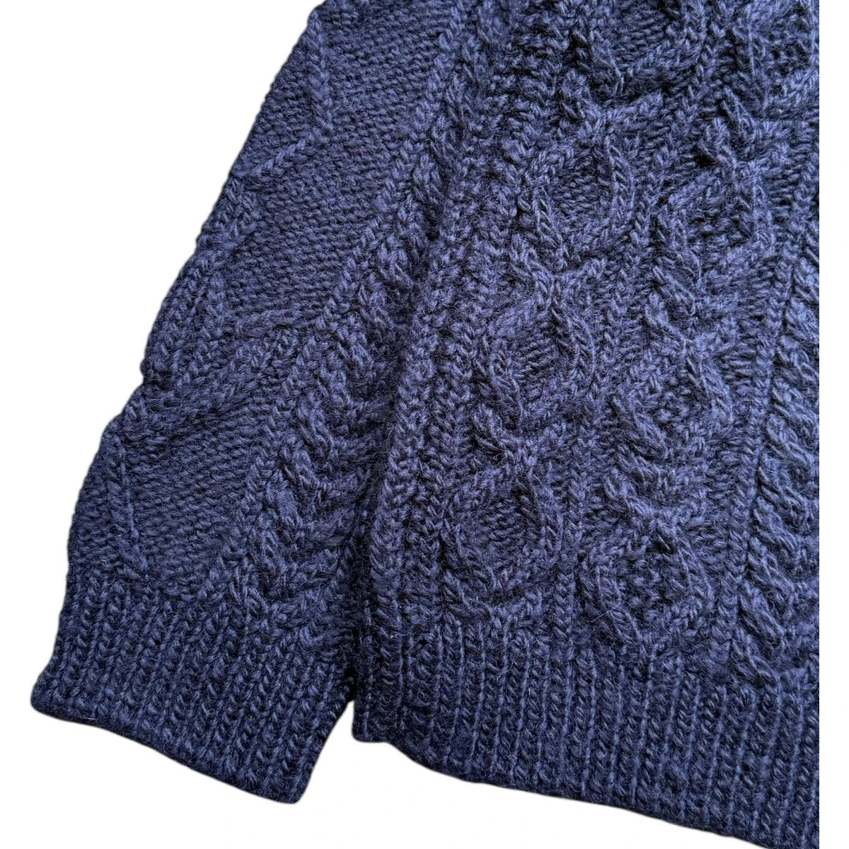Kapital Wool Cable Knit Sweatshirt