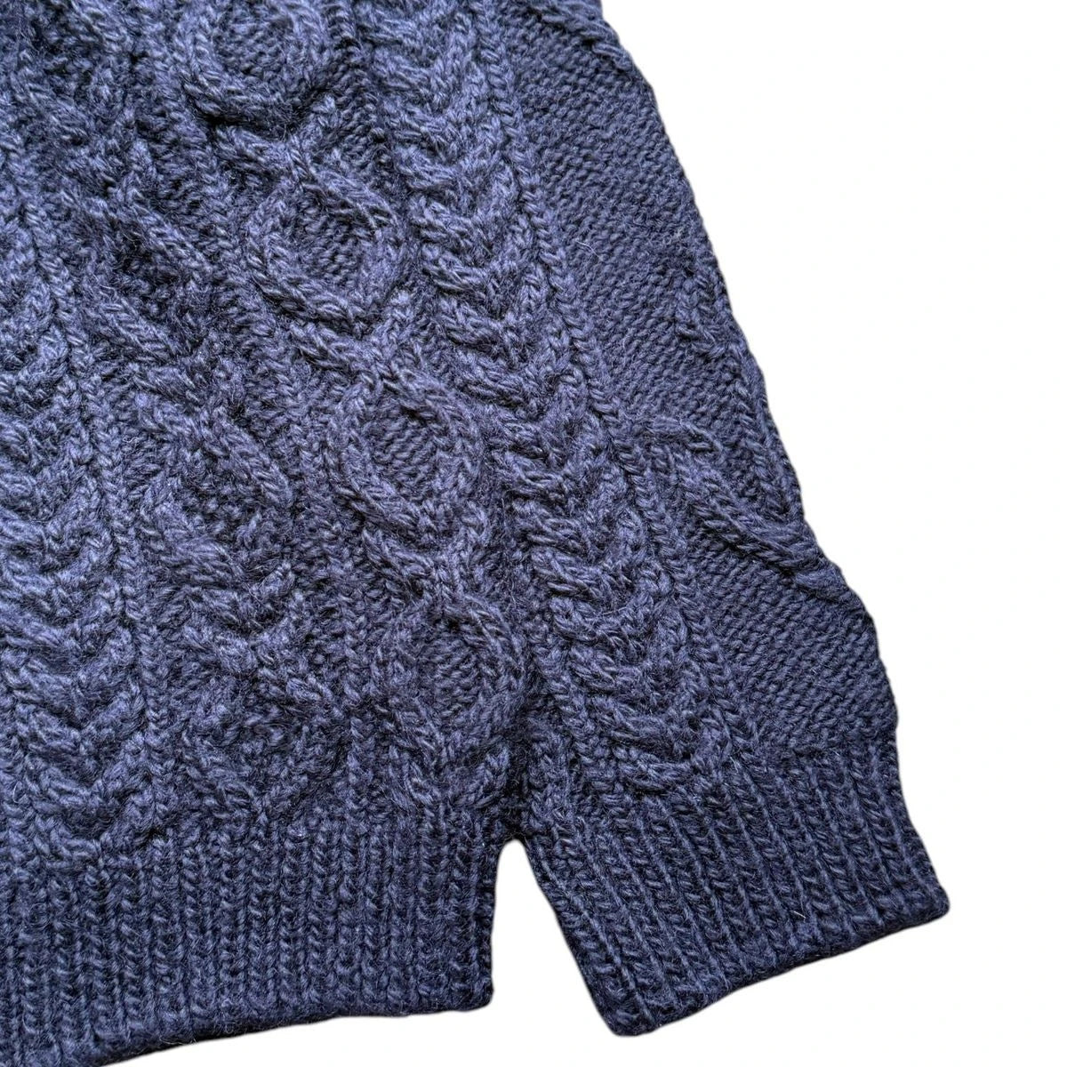 Kapital Wool Cable Knit Sweatshirt