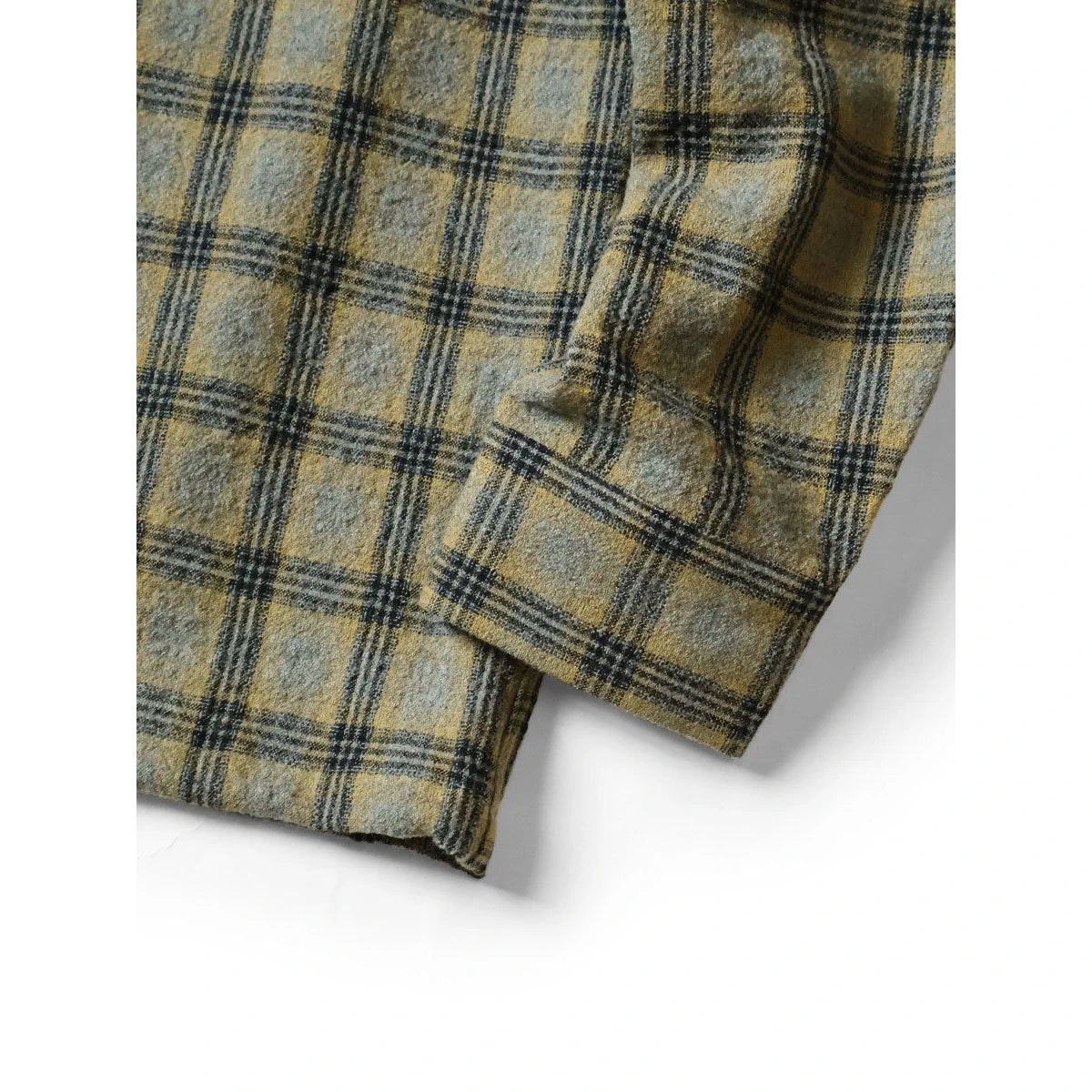 Kapital Wool Check Zip Up Friend Pocket Board Shirt