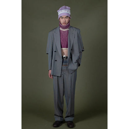 Kapital Wool Serge Slacks (Town Craft Tribe Pattern)